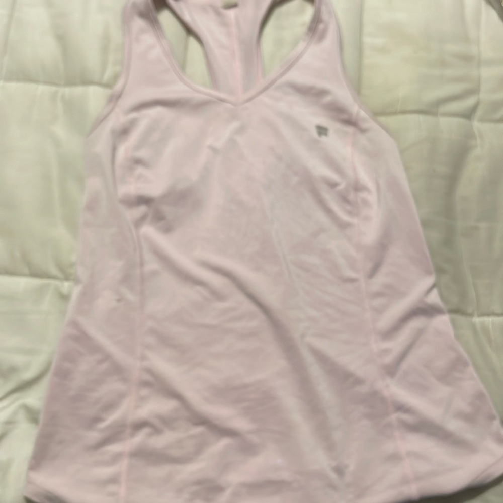 Pink fila wicking shirt